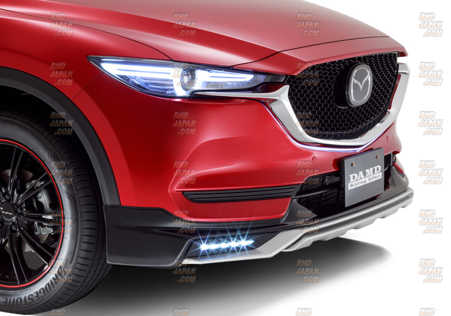 DAMD Front Bumper Lower Garnish Half Spoiler ABS - CX-5 KFEP KF5P